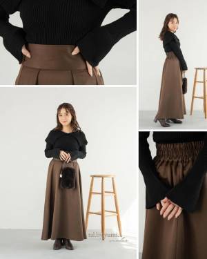 「可愛すぎて天才」！！首元チラ見せ♡【しまむら】万能”ニット”が着回しやすい