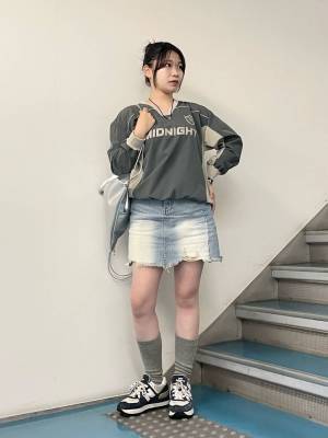 1点投入で即『韓国っぽ』【最旬トップス】ヘビロテ必至！「ユニフォームトップス」