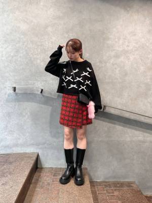 《可愛さ満点っ！》【ALAND】で叶う！トレンドライクに決まる♡「リボンニット」