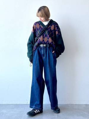 どんなコーデにもぴったり合う♡【アーガイル柄】の優秀さがすごい、、！