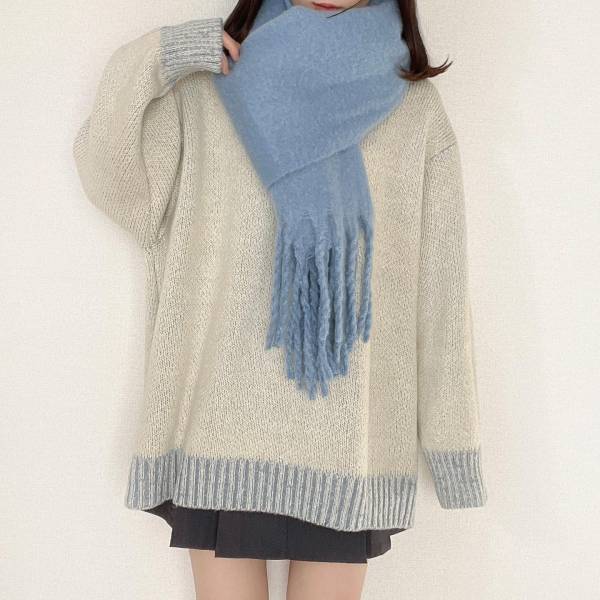 今っぽ【冬物アイテム】は断然コレ♡「ボリュームマフラー」で旬顔に！