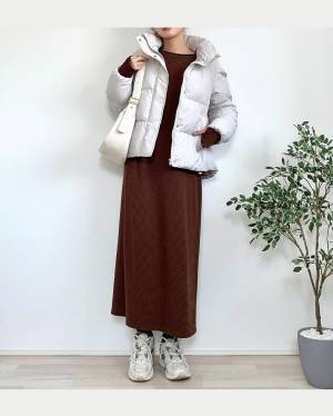 スタメン級だわぁ。。【GU】軽くて暖かいって最高♡「最旬アウター」