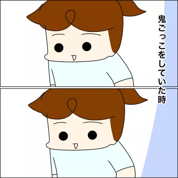 神社の近くで遊んでいると…私「あれ？」赤い鞠が転がっていた…次の瞬間⇒”着物を着た人物”を目撃しゾッ…。