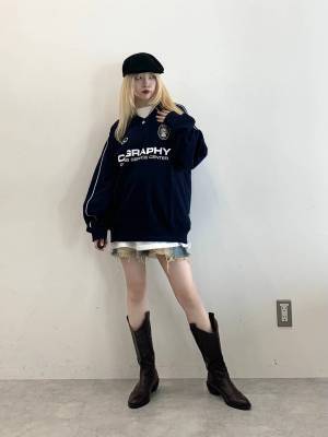 〈今、韓国で話題沸騰ッ！！〉【ユニフォーム風トップス】って？