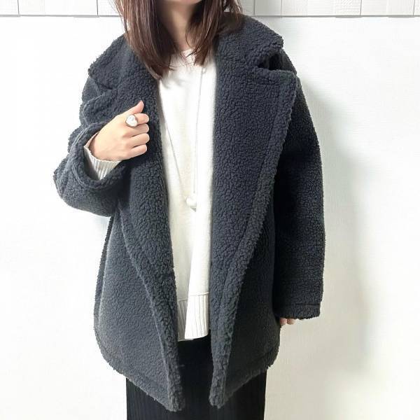 《可愛い、よし買おう。》「トレンドど真ん中の」”ボアコート”！？【GU】の「こなれ感出て可愛い」アウター紹介！！