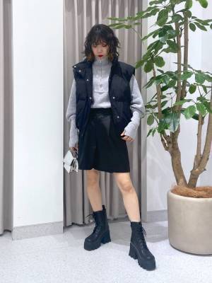 2WAYでどっちもかわいい♡ トレンドの【ハーフジップ】が万能！