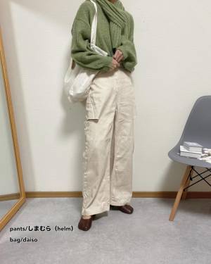 「この色味やっぱり可愛い！！」【しまむら】「かなりのお値段以上」な”グリーンニット”コーデ4選