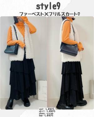 「最強オレンジ」♡【しまむら】「一枚で垢抜け」「めちゃくちゃ活躍」する”リブプルオーバー”