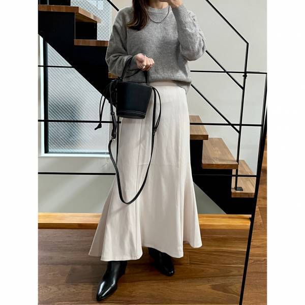 『冬はやっぱり白が映える♡』【ZARA】【ユニクロ】のホワイトボトムスでお洒落コーディネート！