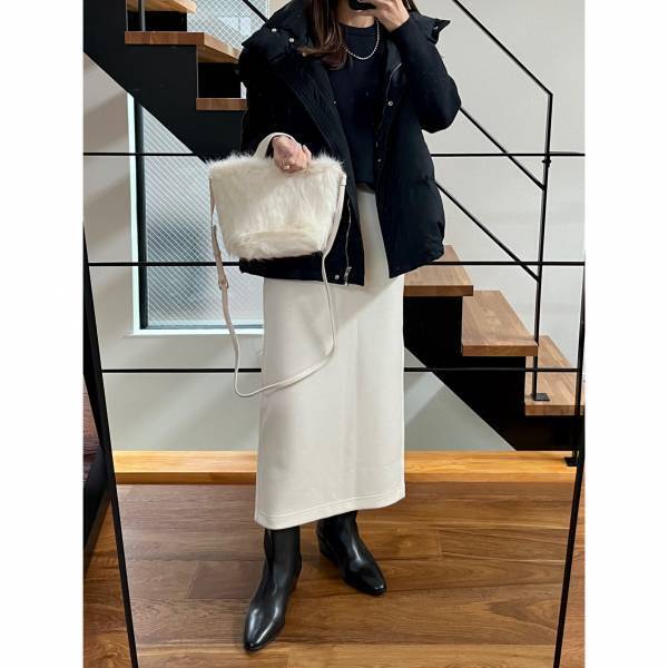 『冬はやっぱり白が映える♡』【ZARA】【ユニクロ】のホワイトボトムスでお洒落コーディネート！