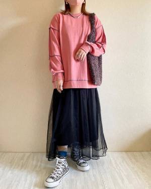 ハァァ、可愛いッ‼︎（泣）【しまむら】イロチ買い不可避♡「チュールスカート」