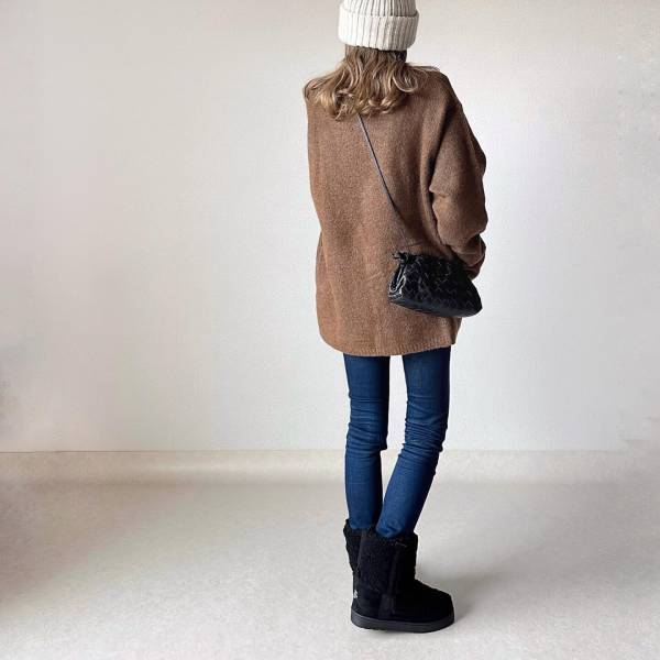 冬コーデに「ブラウン」が可愛い♡【GU】男女問わず使えちゃう！！”ゆったりカーディガン”紹介