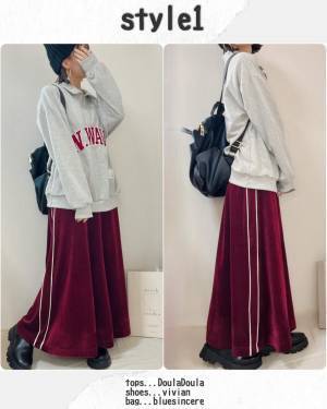 「運よく出会えました」「私の激推しです」【しまむら】とっても可愛い”ロングスカート”コーデ4選