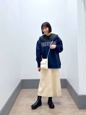 BIGなサイズ感が今っぽ！最新【つけ襟】で大人ガーリーコーデ♡