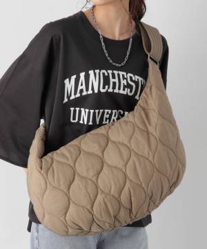 まだまだ人気！【グローバルワーク】デイリー使いに♡ 軽くて今っぽ「キルトバッグ」