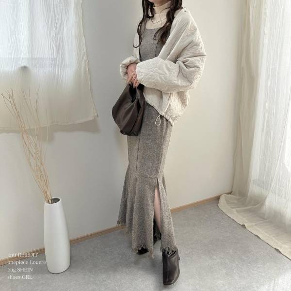 「どれもプチプラには見えない」♡【しまむら】しまらー激推し♡ 冬の「淡色コーデ」