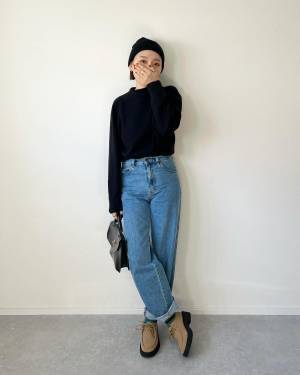 こりゃ買っておきたい！【ユニクロ】1着で大人な着こなし♡「カジュアルデニム」