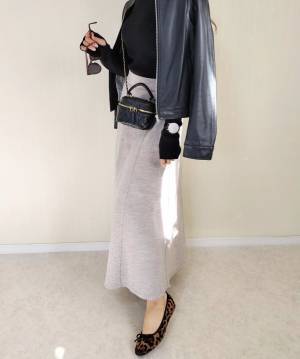 あったか可愛い♡【GU】履き心地抜群って！「きれいめスカート」