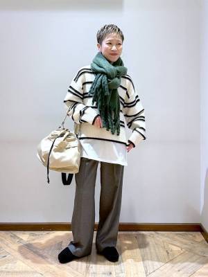 今日の主役はこれ！【グローバルワーク】上手に取り入れて♡「マフラーコーデ」