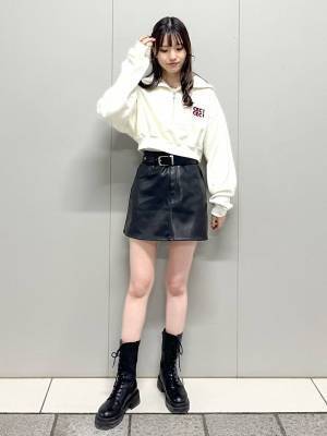 冬コーデとも相性抜群♡【Heather】スタイルアップが叶う!!「ミニスカート」