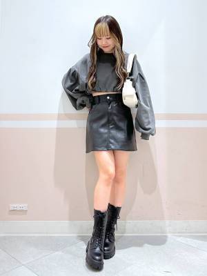 冬コーデとも相性抜群♡【Heather】スタイルアップが叶う!!「ミニスカート」