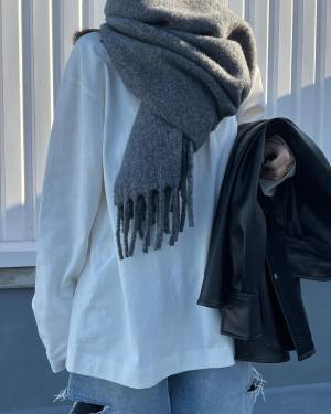 ユニ女の「激推し」キターーッ！！【ユニクロ】ボリューム感が可愛い♡「チャンキーストール」