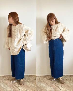 「実物見たら可愛すぎて我慢できず」購入♡【しまむら】「大人気の」”デニムアイテム”着回し特集