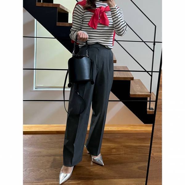 「着回し抜群すぎ」「可愛いんです！」と大絶賛♡♡冬の【シンプルボーダー】コーデ紹介！