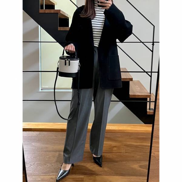 「着回し抜群すぎ」「可愛いんです！」と大絶賛♡♡冬の【シンプルボーダー】コーデ紹介！