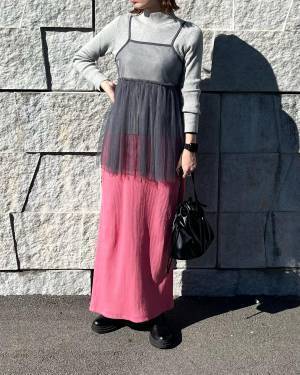 やっぱ可愛い♡【ビスチェ・キャミ】を使って華やかコーデ！