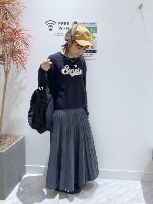 可愛さ、えぐいって‼︎（涙）【グローバルワーク】シンプルなのに大人っぽ♡「プリーツスカート」