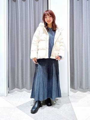 可愛さ、えぐいって‼︎（涙）【グローバルワーク】シンプルなのに大人っぽ♡「プリーツスカート」