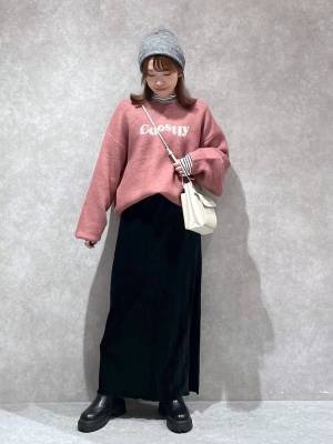 『毎シーズン大人気』って！【Heather】コーデに迷ったらこれ♡「ロゴニット」