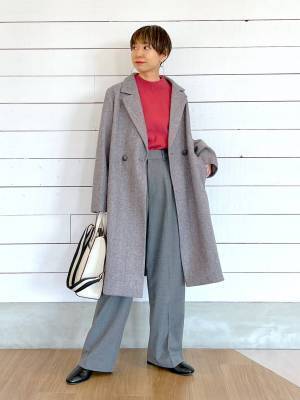 オンオフどっちもOK！！【グローバルワーク】デザインも機能も◎「きれいめコート」