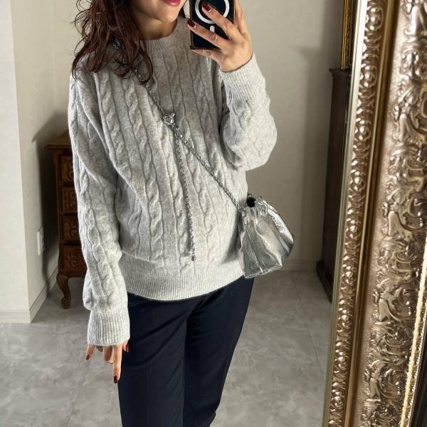 他店行く前に【ユニクロ】寄って！ あえての『メンズ』に注目♡「優秀ニット」