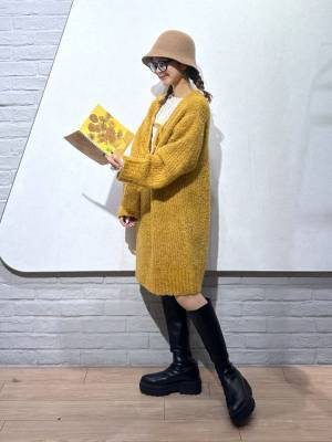 これ見つけたらラッキー♡【ローリーズファーム】値下げに大感謝！「ニットワンピ」