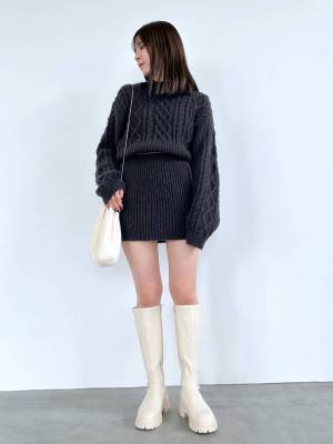 『なんでこんなに可愛いの？！』【Heather】お出かけに着ていきたい♡「ミニワンピ」