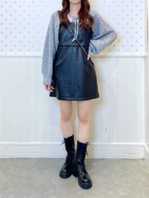 『なんでこんなに可愛いの？！』【Heather】お出かけに着ていきたい♡「ミニワンピ」