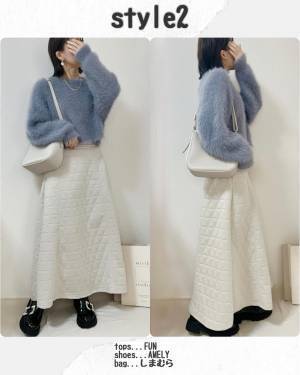 「秒でカゴIN」「可愛いしかない♡」さすが【しまむら・アベイル】2000円以下とは思えない！”冬素材スカート”