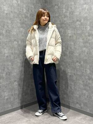 迷ったらこの色にして！【グローバルワーク】抜群の合わせやすさ♡「ホワイトダウン」