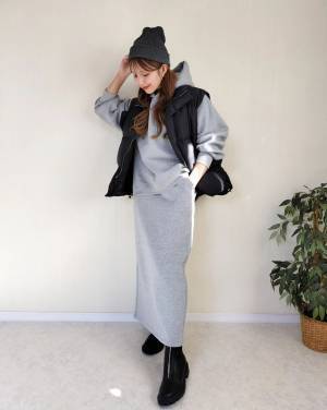 ゆるっと感がちょうどイイ♡【GU】オシャレ女子が夢中の「ナロースカート」