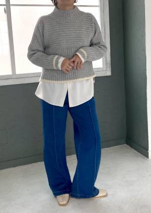 やっぱ“グレー”最強だわ。【ROPÉ PICNIC】取り入れるだけでトレンド感！「グレーニット」