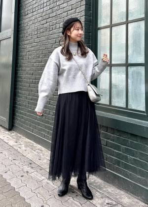 やっぱ“グレー”最強だわ。【ROPÉ PICNIC】取り入れるだけでトレンド感！「グレーニット」