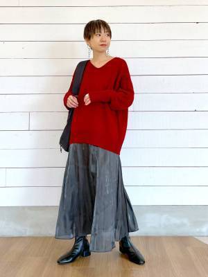 やっぱ『モノトーン』優勝!!【グローバルワーク】この冬ヘビロテ予感♡「ロングスカート」