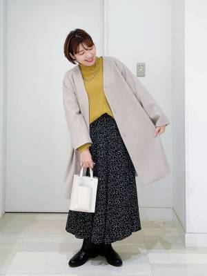 やっぱ『モノトーン』優勝!!【グローバルワーク】この冬ヘビロテ予感♡「ロングスカート」