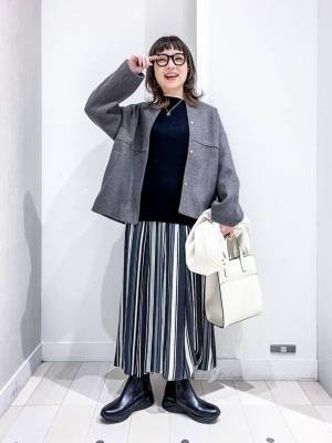 やっぱ『モノトーン』優勝!!【グローバルワーク】この冬ヘビロテ予感♡「ロングスカート」