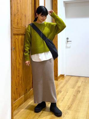 ガラッと雰囲気チェンジ♡【グローバルワーク】安定の万能カラー「ベージュスカート」