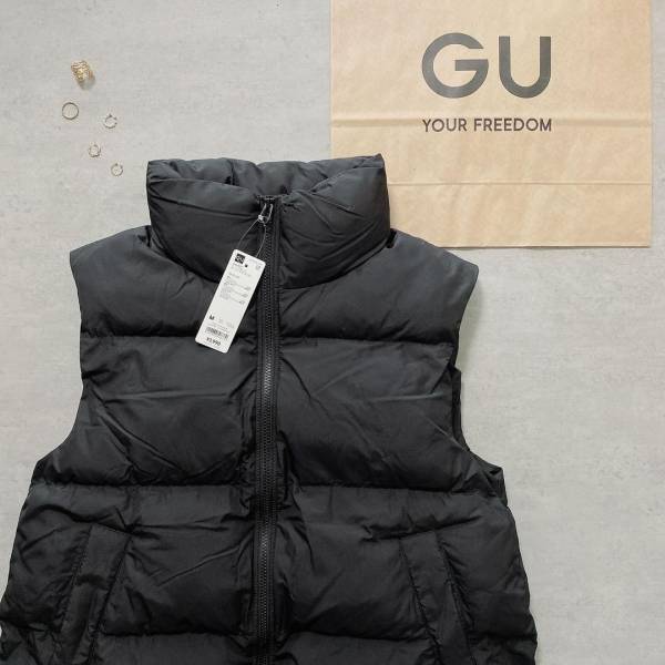 ＜使えすぎて2色持ってます＞こりゃ「重宝する」♡【GU】「あたたかい！」“ダウンベスト”紹介