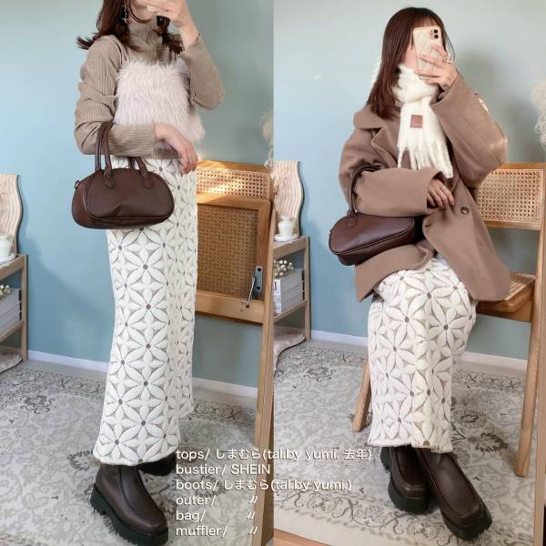 これはもう「私の推し♡」【しまむら】「探しててやっと出会えた」「高見えすぎ」”冬スカート”3選