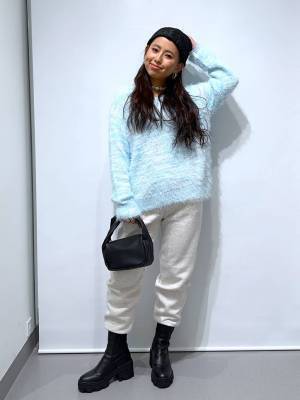 素肌で着てもOK♡【FOREVER21】チクチクしない！ふんわり「シャギーニット」